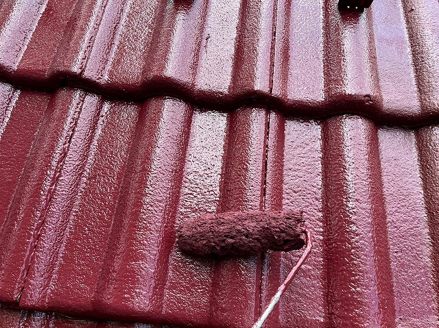 鳴沢村　屋根塗装工事